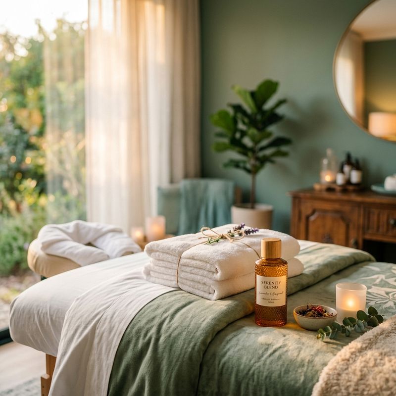 Ambiance relaxante de massage thérapeutique